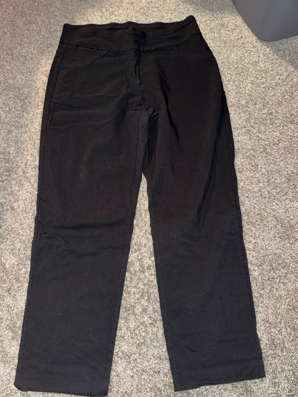 Black Stretch Pull-On dress Pants